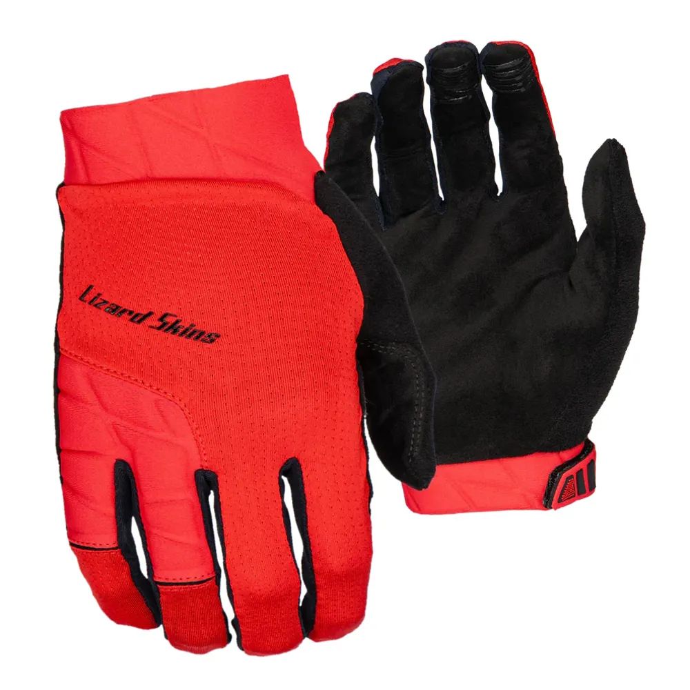 uPRISE Bikes Lizard Skins Monitor OPS Long Finger Gloves - Crimson Red | Price match, 365 day return s, 18-Month Warranty, Finance Available & Free UK Delivery